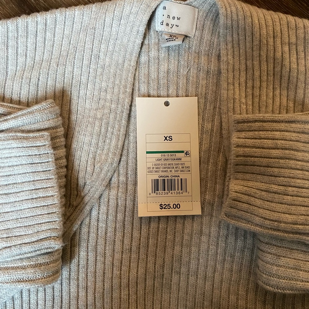 A New Day Women's light gray Sweater